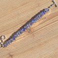 Bracelet 2 rangs argent et 48 pierres en Tanzanite (violet)