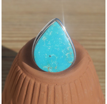 Bijoux en Turquoise d'Arizona - Bague en argent 925