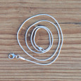 Chaîne maille serpent en argent 1mm 41cm