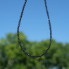Collier fin pierres naturelles facettées en Spinelle