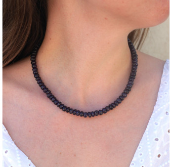 Collier en pierres naturelles Améthyste - Mysore bijoux