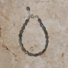 Bracelet pierres naturelles galets en Labradorite