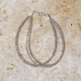 Bracelet 2 rangs pierres facettées en Labradorite