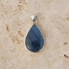 Pendentif goutte en argent et pierre Labradorite