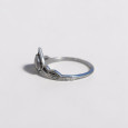 Bague fine diadème argent et petite Perle de culture T49/51/54/56/57 Bague fine diadème argent et petite Perle de culture T49/51/54/56/57