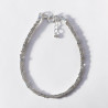 Bracelet fin pierres facettées en Labradorite